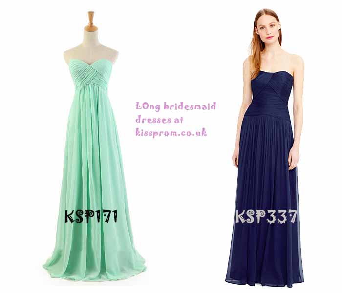 long bridesmaid dresses online