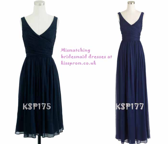 mismatching bridesmaid dresses