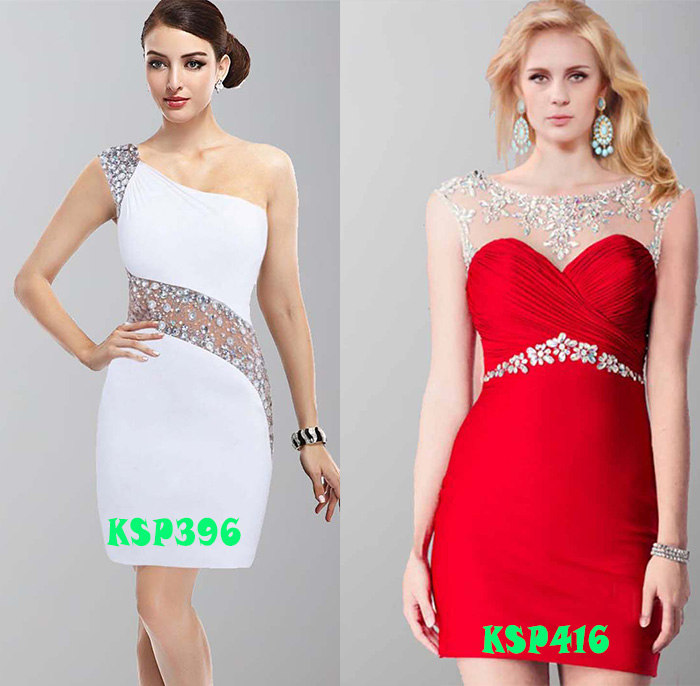 Delicate fitted prom dresses