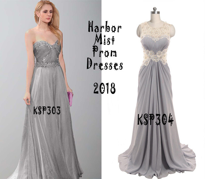 Harbor Mist Prom Dresses 2018