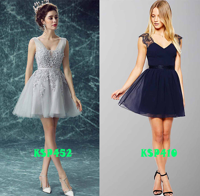 V-NECK PROM DRESSES