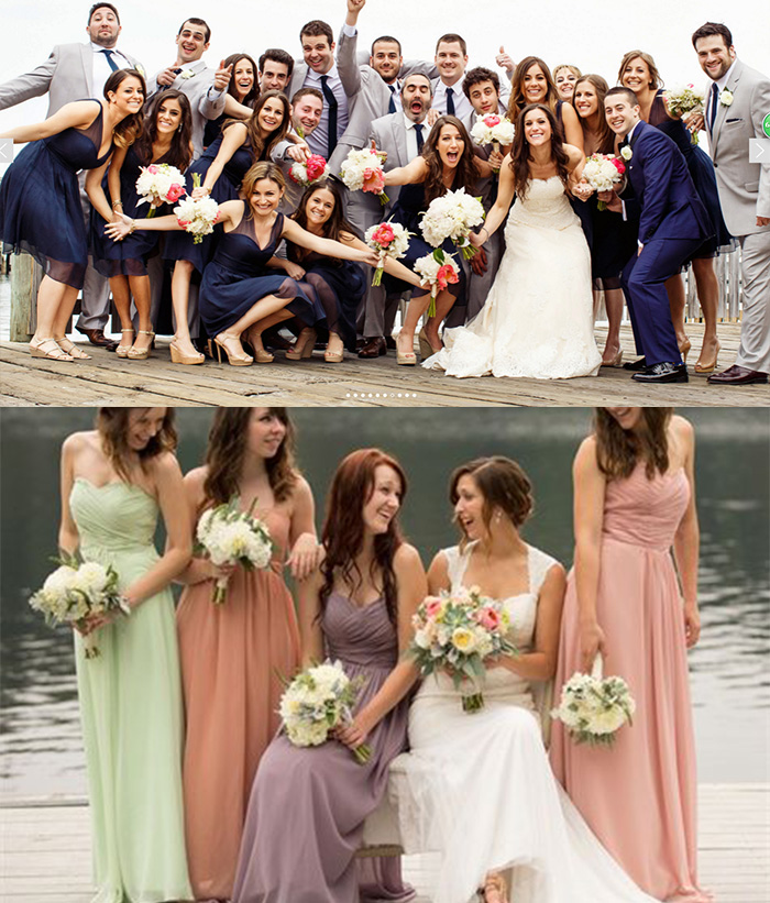 lake wedding bridesmaid dresses