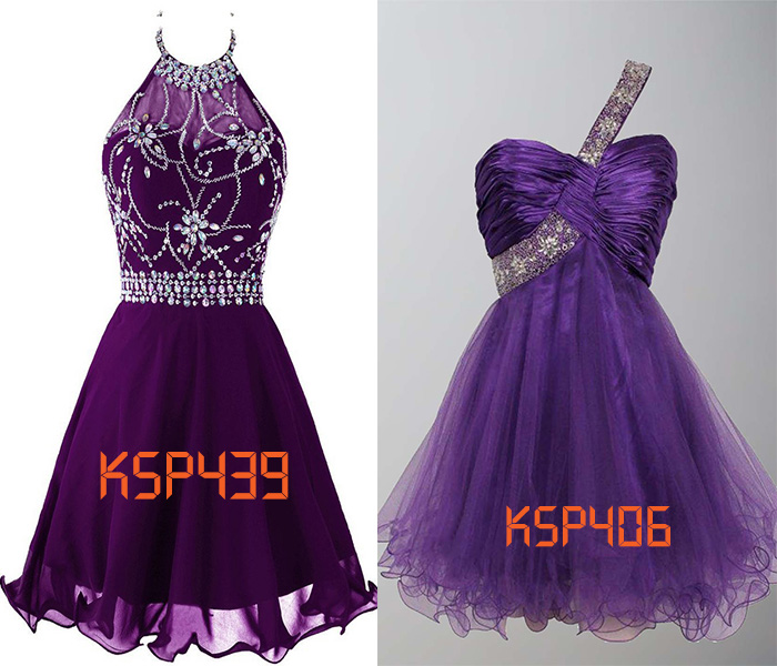 Aubergine Purples prom dresses
