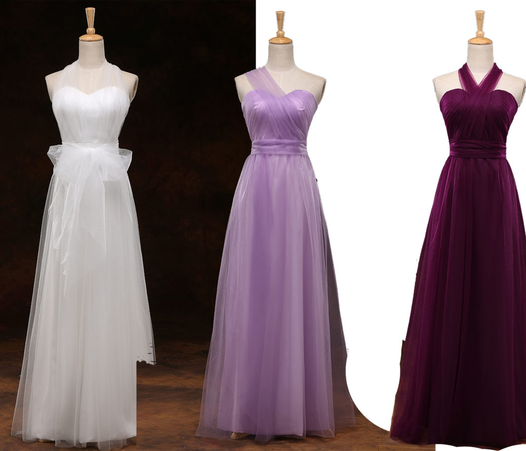 purple convertible bridesmaid dresses KSP379