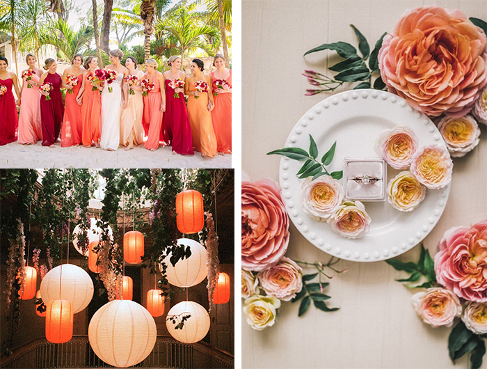 living coral wedding gadget