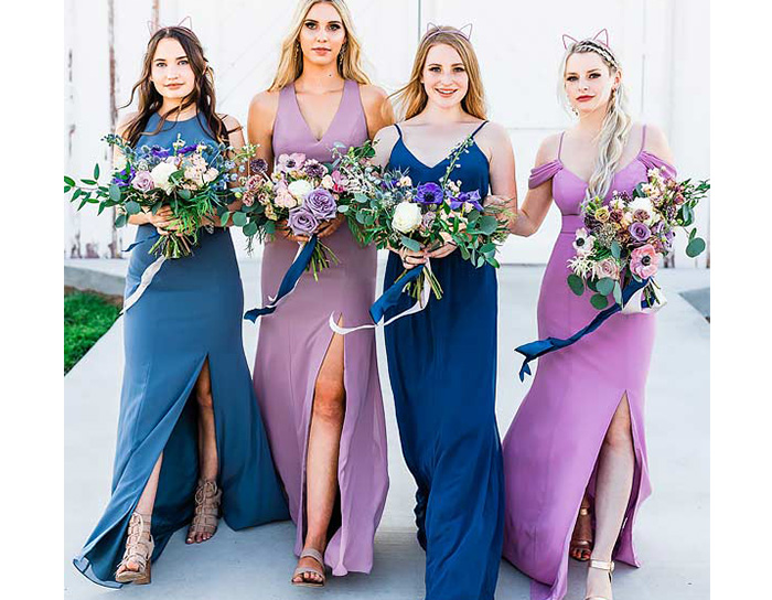 bridesmaid dresses ideas for causal wedding