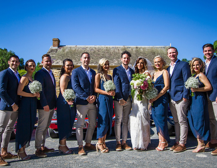 flattering wrap bridesmaid dresses