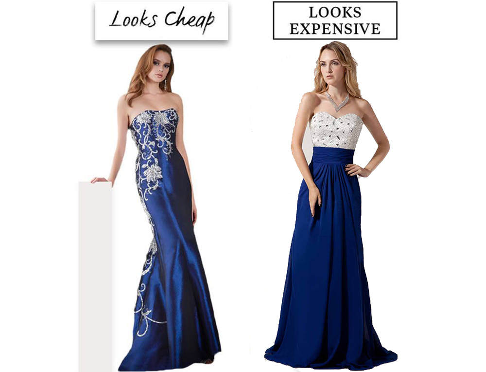 cheap and expensive prom dresses