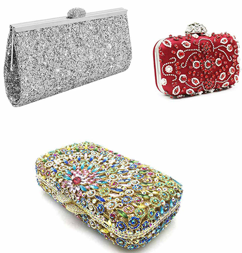 sparkly clutch for prom dresses