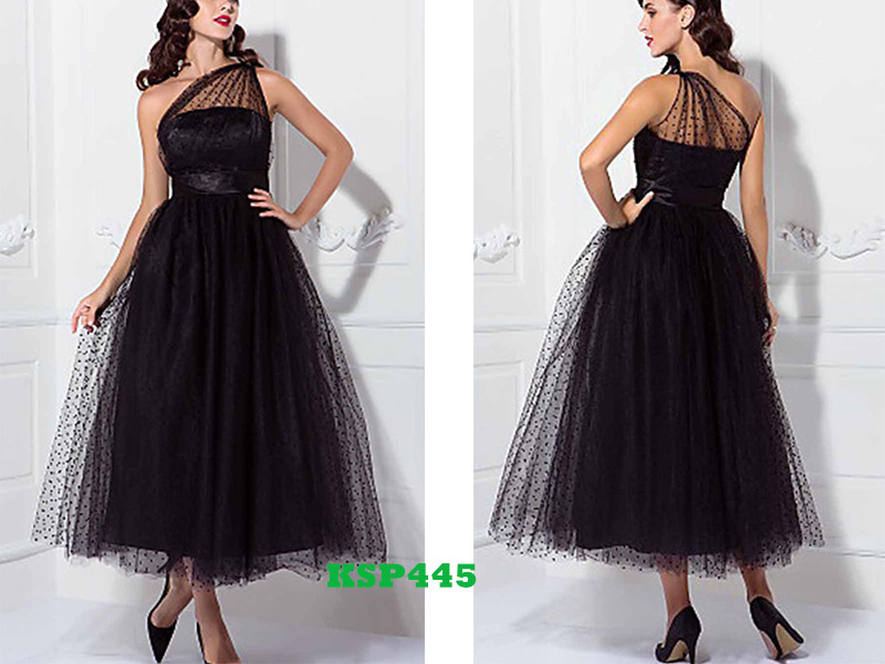 vintage dotted lace little black dresses