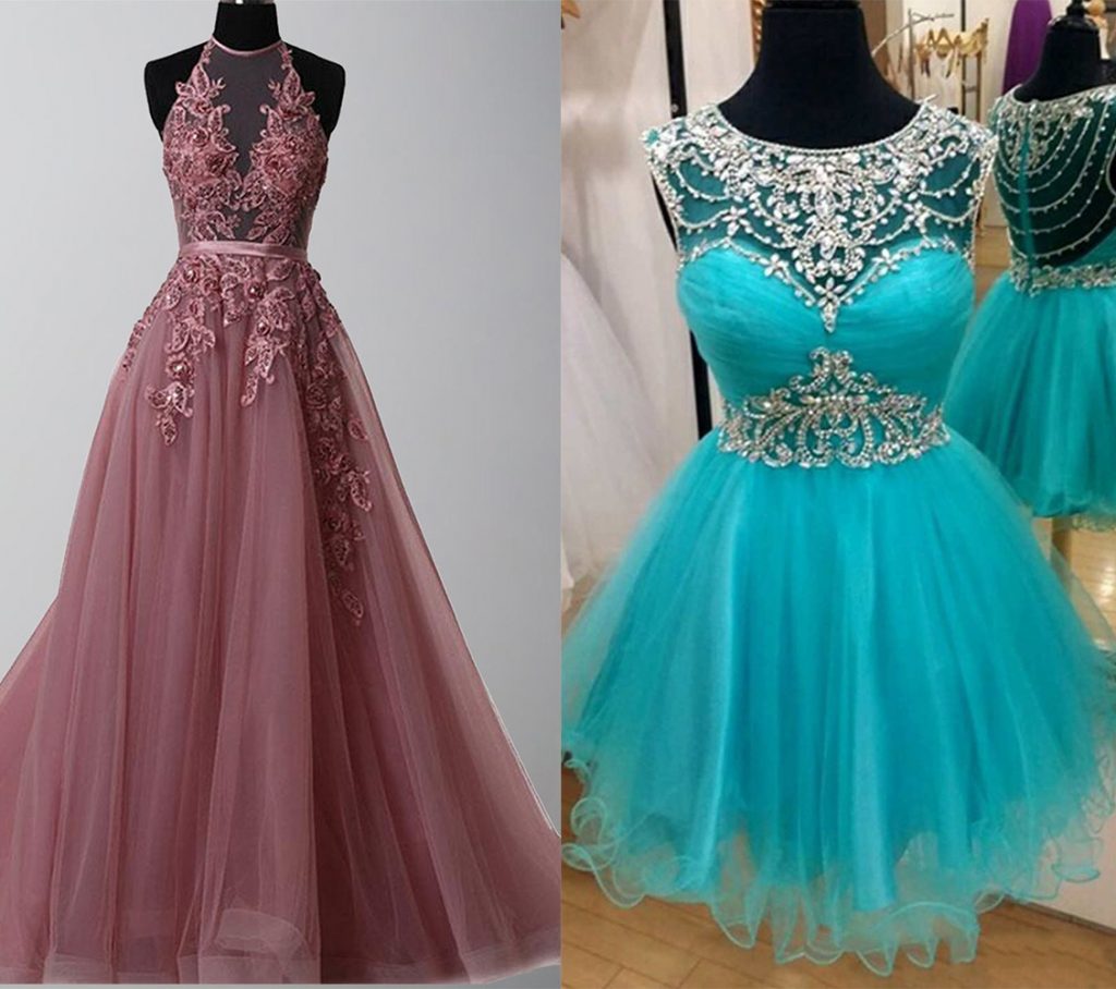 Illusion Prom Dresses 2021