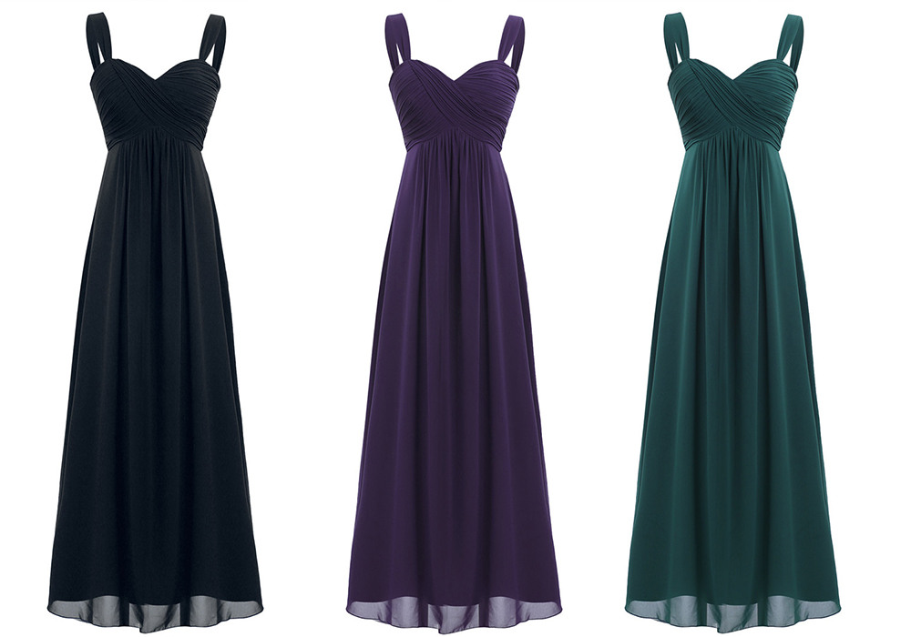 Dark Color Bridesmaid Dresses