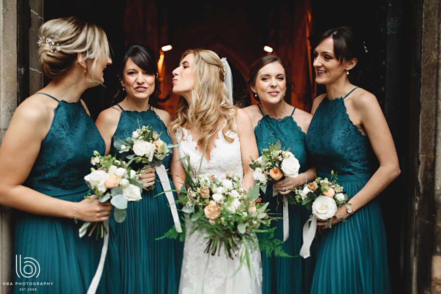 emerald green fall wedding bridesmaid dress