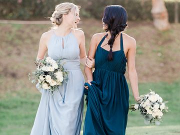 bridesmaid dresses from real wedding