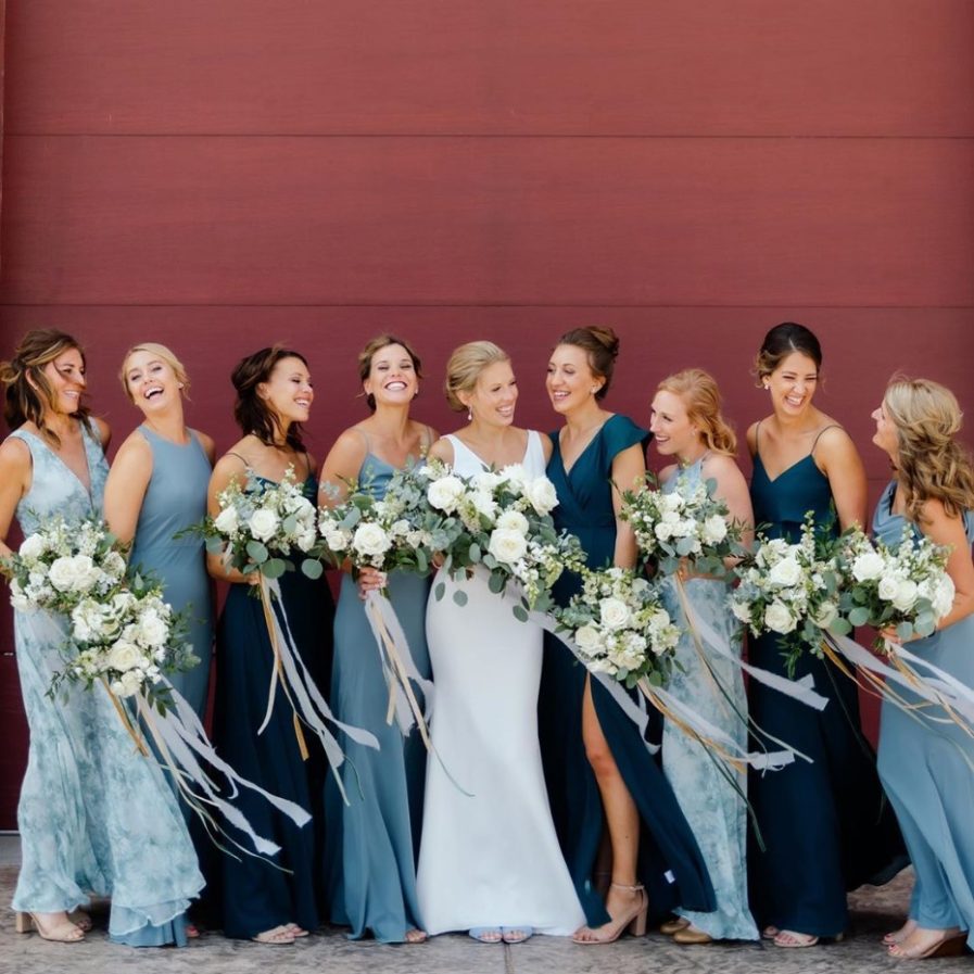 Romantic French Blue Bridesmaid Dresses Recommendation french blue bridesmaid dresses