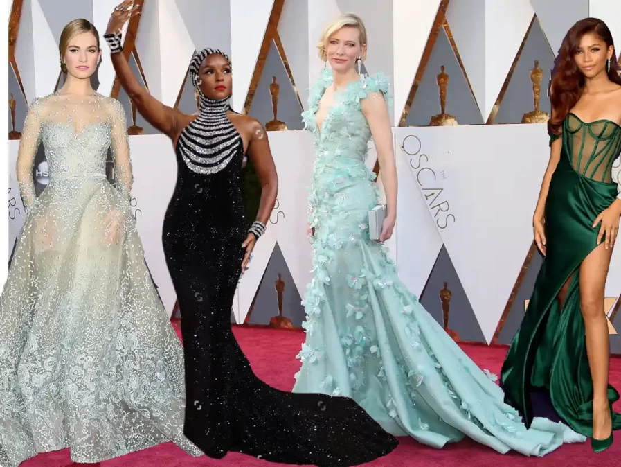 celebrity dresses on red carpet