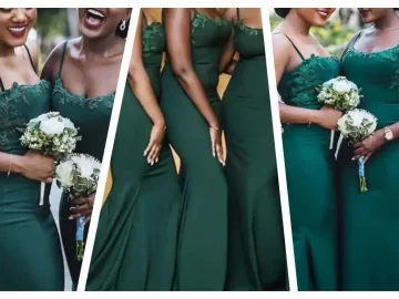 appliqued emerald green mermaid bridesmaid dress uk