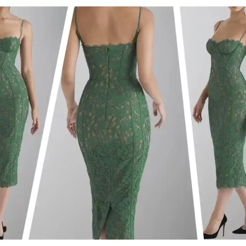 encrusted green lace wedding party dress encrusted green lace wedding party dress