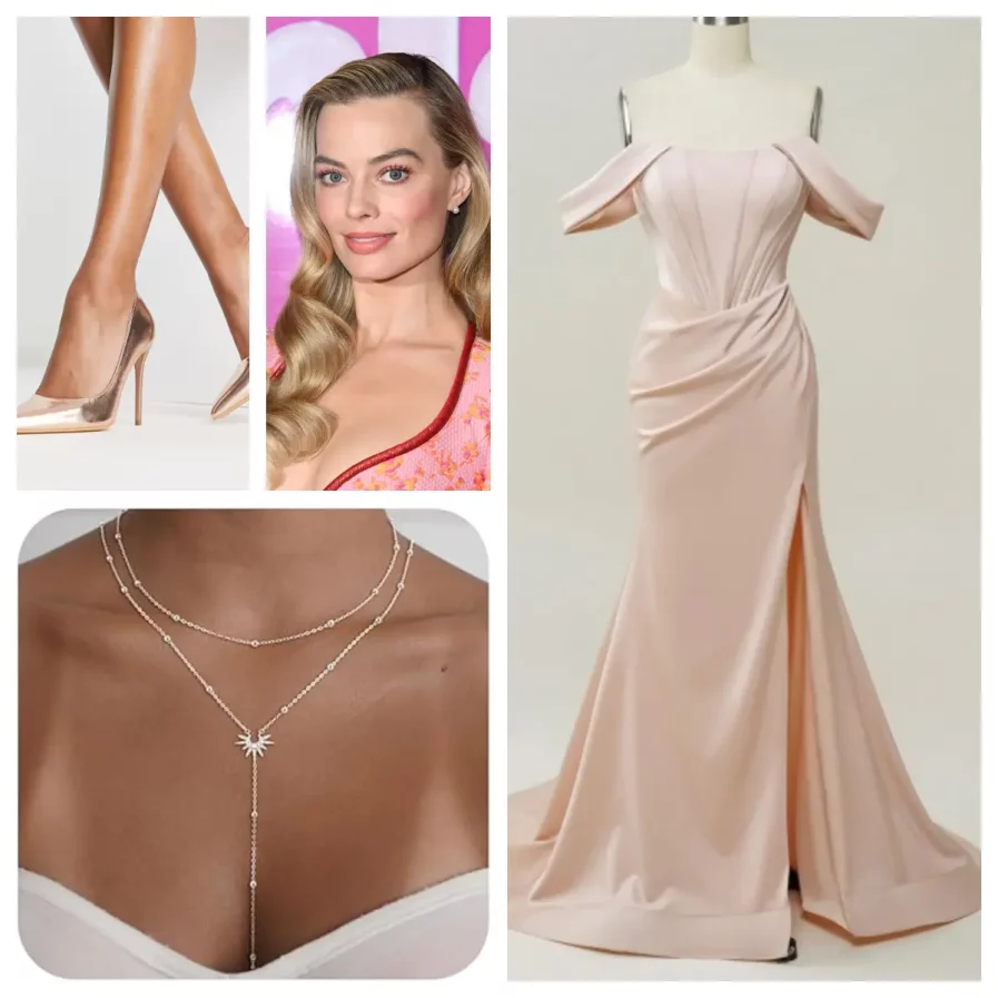 breath-taking blush pink mermaid corset prom dress styling ideas