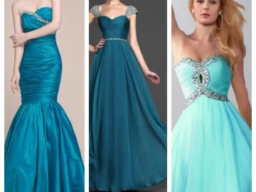 top teal prom dress styles