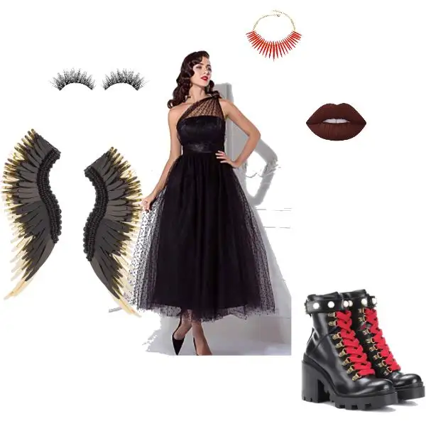 vintage halloween party look