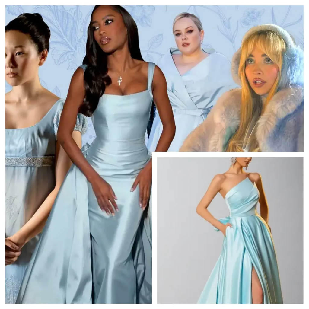 icy blue prom dress 2026 inspired by red carpet