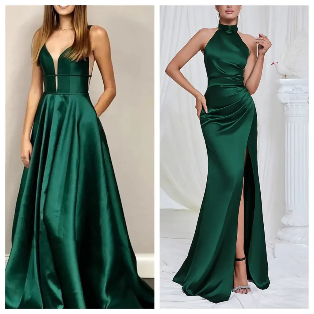 Prom dress silhouette comparison: A-line vs mermaid 2026