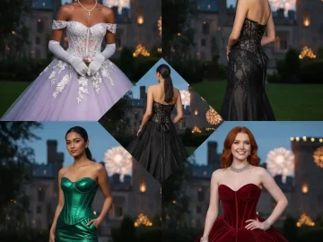 corset prom dress styles