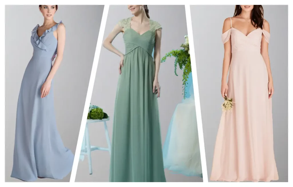budget-friendly chiffon bridesmaid dress that look expensive at price under 100