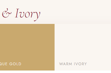 burgundy gold and ivory colored wedding