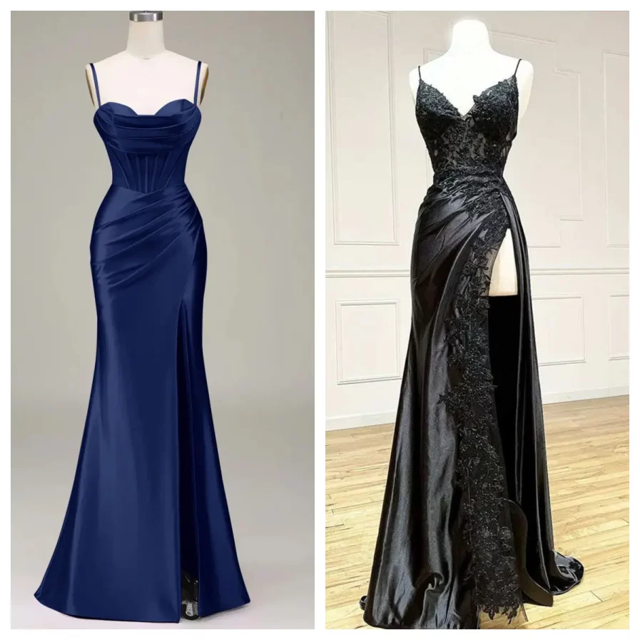 Navy vs Black Prom Dress: Which One Should You Actually Buy? navy vs black prom dresses