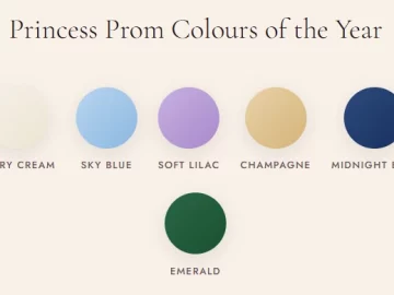 princess prom dress color ideas