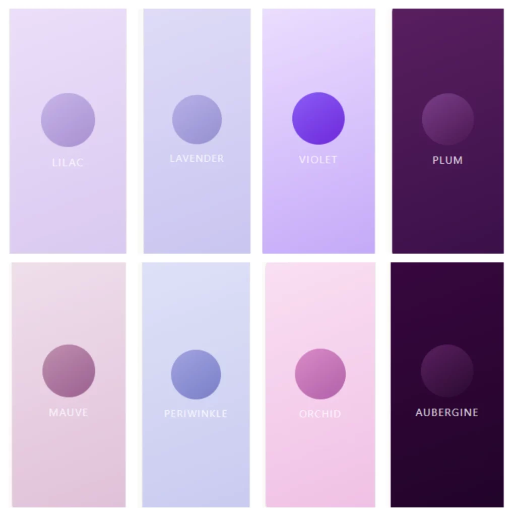 top 8 purple color shades for prom dresses