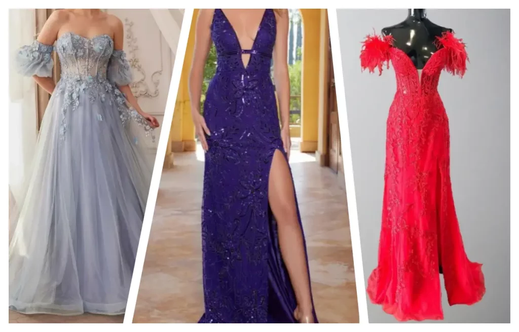 bold prom dresses uk with eye-catching elements