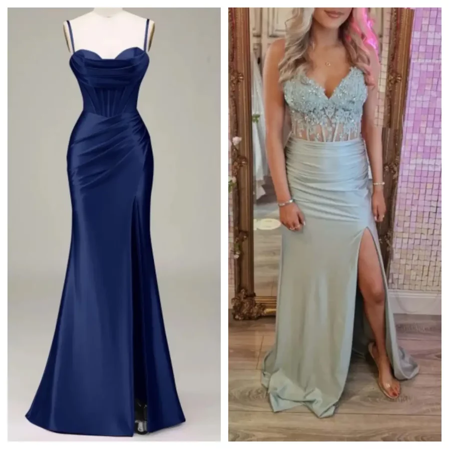 Mermaid vs. Column Prom Dresses: Full Silhouette Comparison mermaid vs vcolumn prom dress