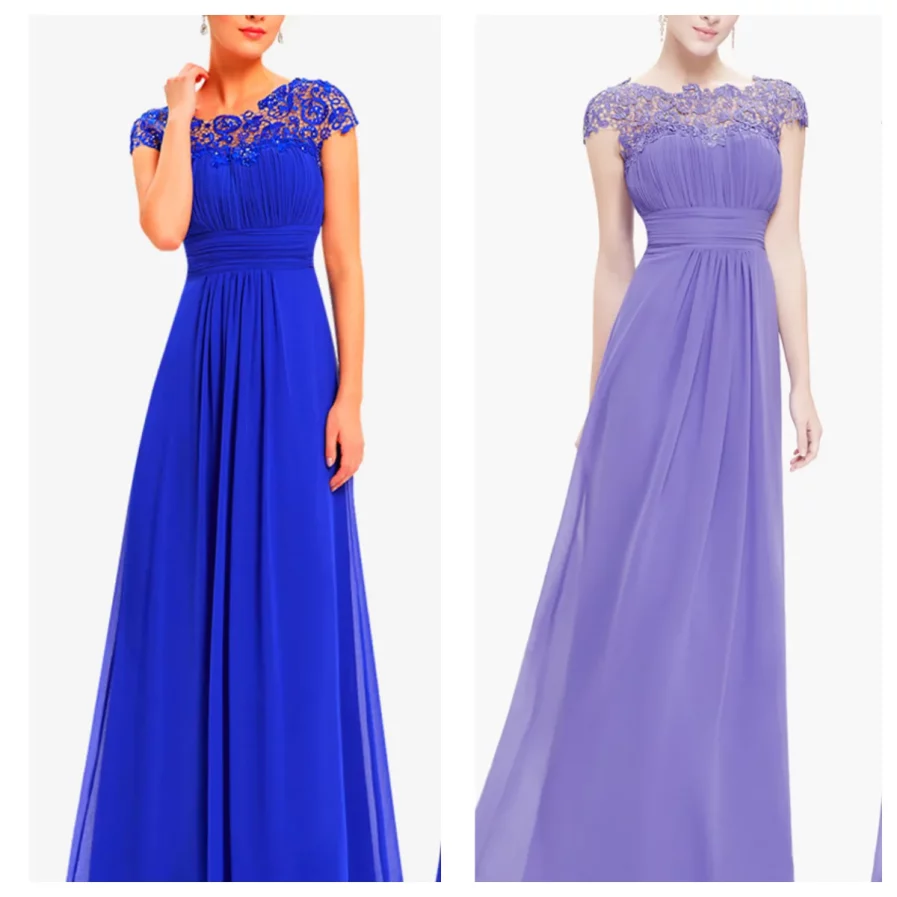 modest bridesmaid dress with cap sleeves