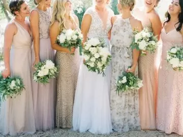 mix and match bridesmaid dresses