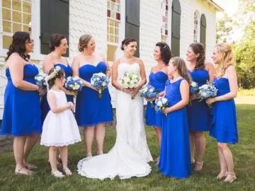 bridesmaid dresses for both junior an adult