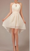 Scoop Keyhole Neck Hi-low Bridesmaid Dress KSP016