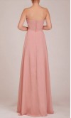 Dusty Pink Sweetheart Neck Chiffon Formal Bridesmaid Dresses KSP018