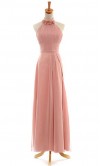 Flowery Halter Neck Empire A-line Bridesmaid Dresses KSP021