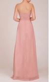 Sweetheart A-line Slit Long Dusty Pink Bridesmaid Dresses KSP023