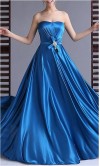 Satin Sweetheart Neck Full Length Bridesmaid Dresses KSP037