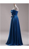 Satin Sweetheart Neck Full Length Bridesmaid Dresses KSP037