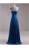 Satin Sweetheart Neck Full Length Bridesmaid Dresses KSP037