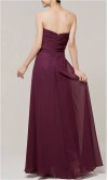 Dark Purple Fancy Chiffon Bridesmaid Prom Dress KSP060
