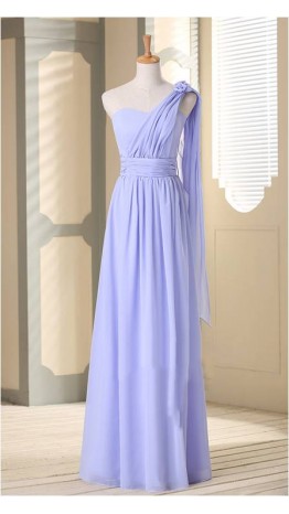 Tahiti Floor Length Maid of Honor Bridesmaid Dresses For Petite Girls KSP070
