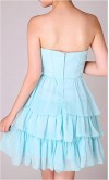 Layered Sweetheart Neck Lovely Wedding Party Teal Bridesmaid Dress KSP076