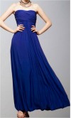 Unique Design Floor-Length Chiffon Maternity Bridesmaid Dress KSP099