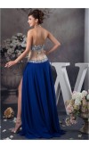 Halter Fake Two Piece Sexy Evening Dresses KSP188